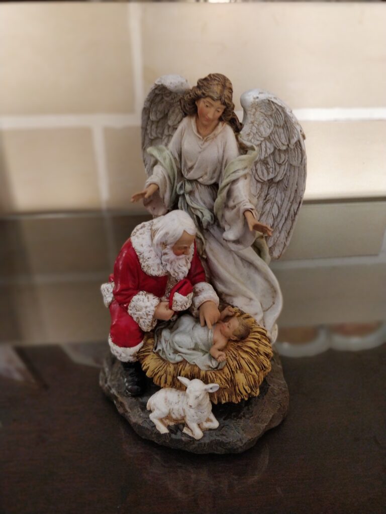 The gift of Nativity figurines