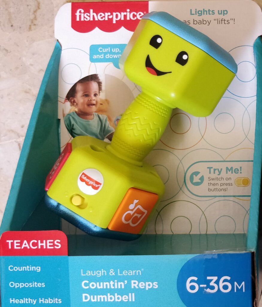 Fisher-Price Laugh & Learn Countin’ Reps Dumbbell