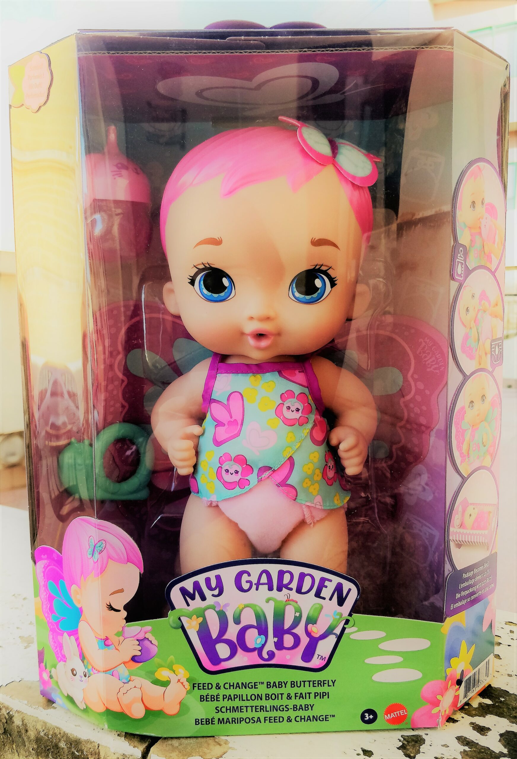 My Garden Baby Feed and Change Baby Butterfly Doll - Toys 'N More